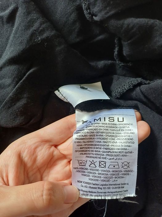 Czarna sukienka tunika rozmiar XL 42 Amisu