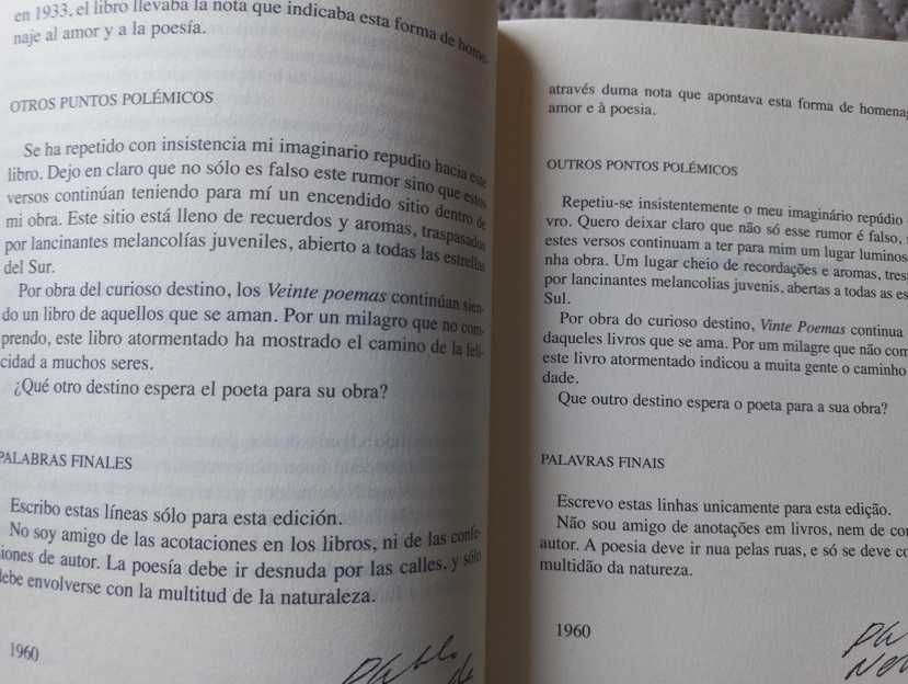 Vinte Poemas de Amor e Uma Canção Desesperada - Pablo Neruda