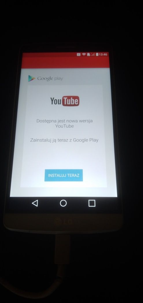 LG g3 z pudelkiem i instrukcja