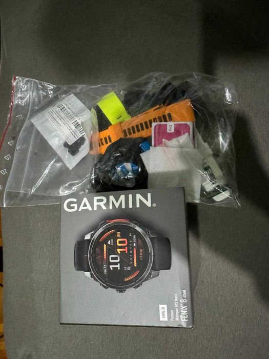 Garmin Fenix 8 47mm AMOLED Gwarancja + Akcesoria