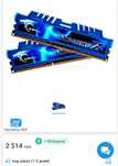 Модуль памяти G.Skill DDR3 16GB 2x8GB 2400MHz RipjawsX