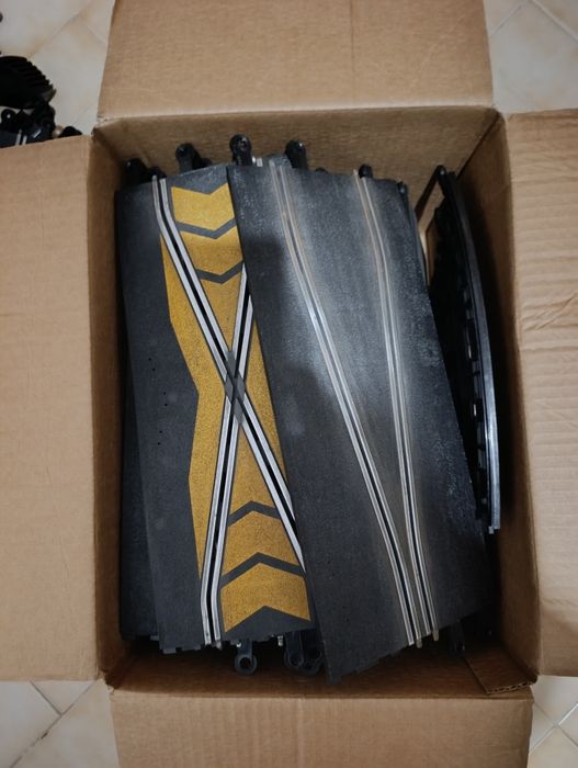 Pista corrida de carros bom estado ficha inglesa