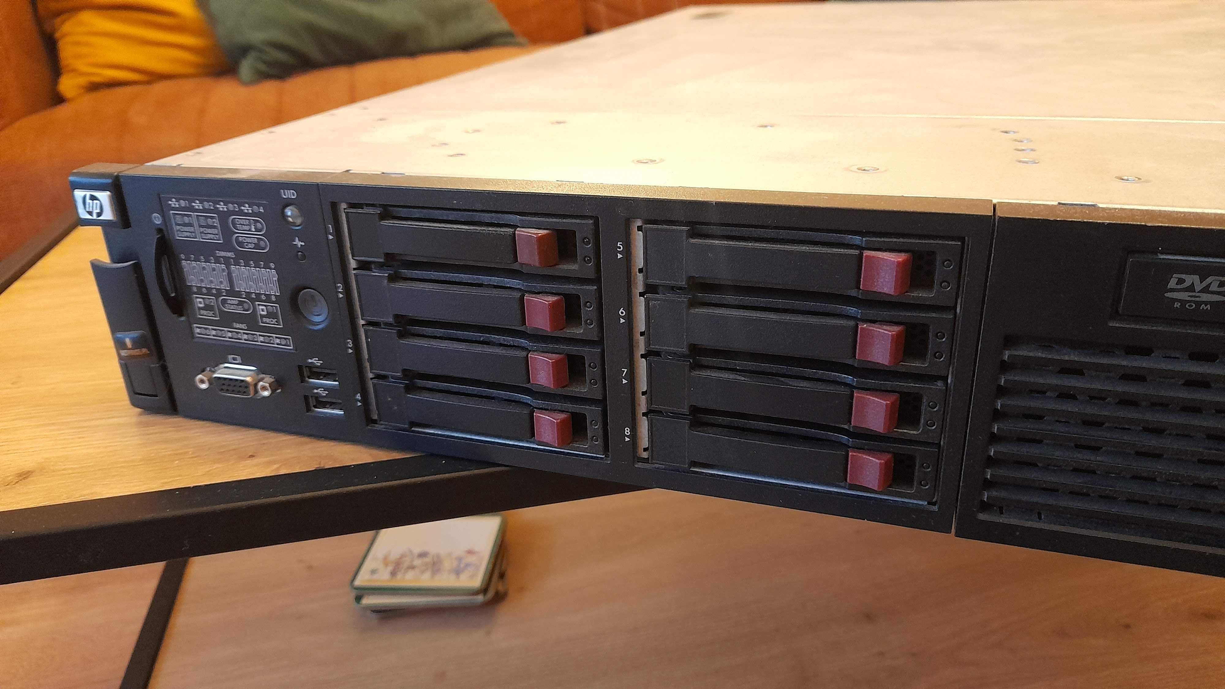 Serwer HP DL380 G7 2xXeon E5680 2x3,33Ghz/147Gb ram/8x 600 GB SAS