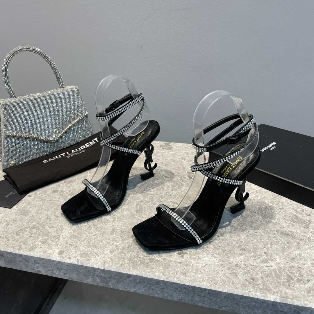 Szpilki Saint Laurent YSL Nowe Pobranie Cyrkonie