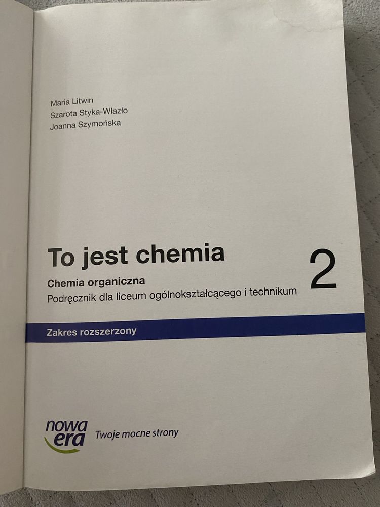 podręcznik do chemii rozszerzonej