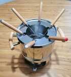 Fondue em inox usado