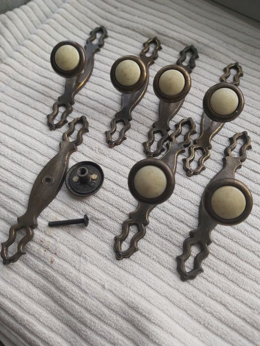 Ручка меблева винтаж Канада 7 шт метал