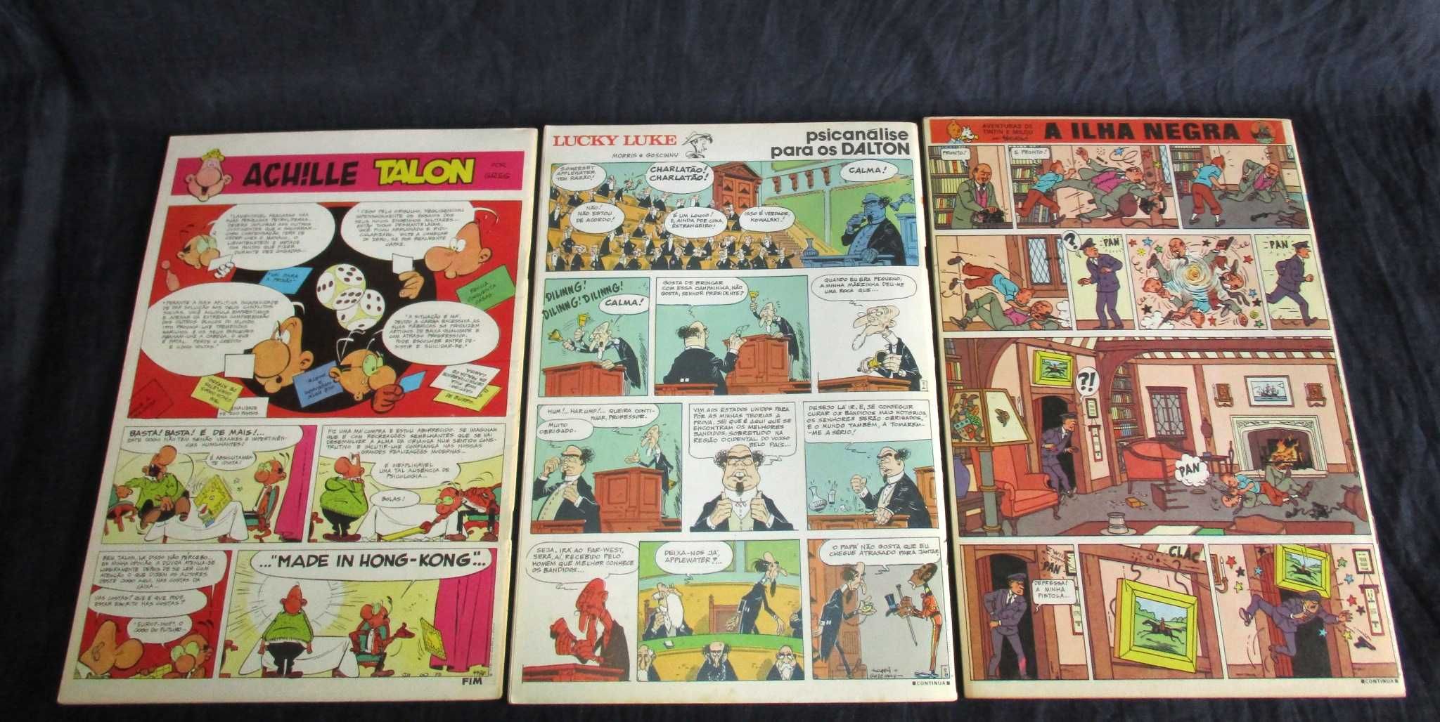Revistas Tintin 1971 a 1977 avulso