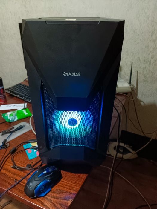 Игровой Пк i3 10100f Asus Tuf 1650 4gb ssd m2 128gb hdd1t oзу16gb 700w