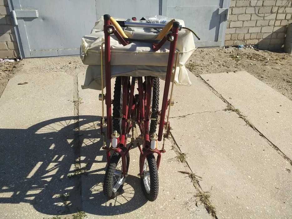 Инвалидная дорожная (рычажная) коляска ДККРС-3-01-52