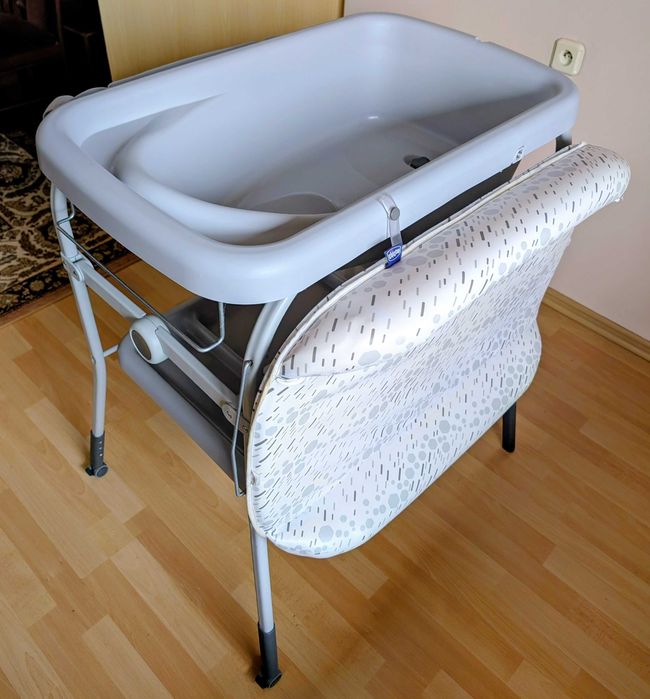 CHICCO cuddle & bubble 3w1 – przewijak, wanienka i organizer w jednym