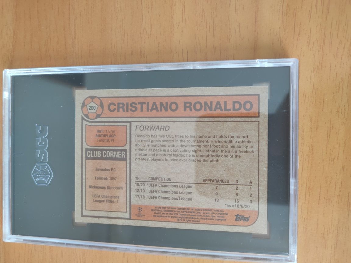 Cristiano Ronaldo - Topps Living 2020 - Juventus FC - SGC 9.5