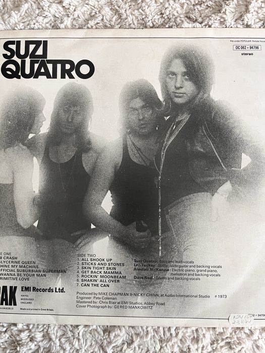 LP SUZI QUATRO - RAK