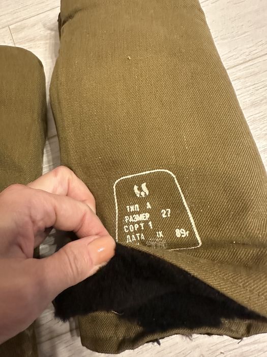 Рукавицы цигейковые армейские НОВЫЕ СССР