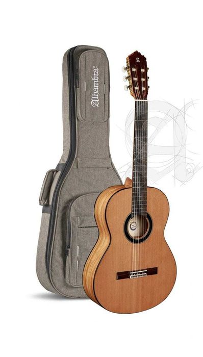 Alhambra 6 Olive gitara klasyczna 4/4 Made in Spain + pokrowiec