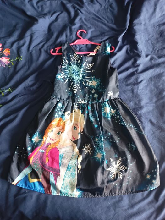 H&M Frozen sukienka elegancka 128 ELSA Anna