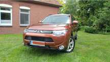 Mitsubishi Outlander Polski salon Outlander 2.2 DiD 7 osobowy skóra navi