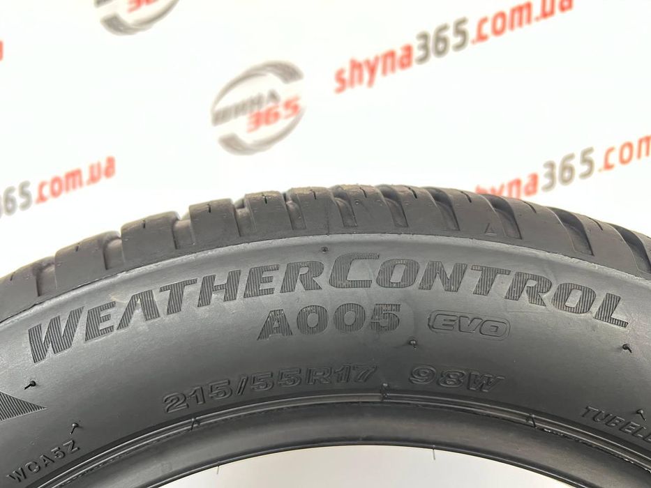215/55 r17 bridgestone weathercontrol a005 evo 5mm