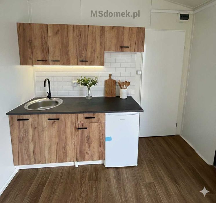 Kontener mieszkalny domek całoroczny na zgłoszenie 35m2 wyposażony