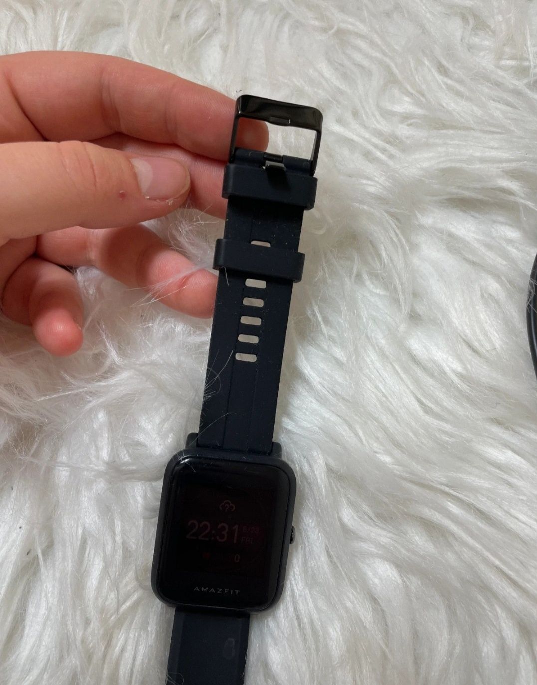wodoodporny smartwatch Huawei Amazfit Bip Lite A1915 3ATM dobry stan