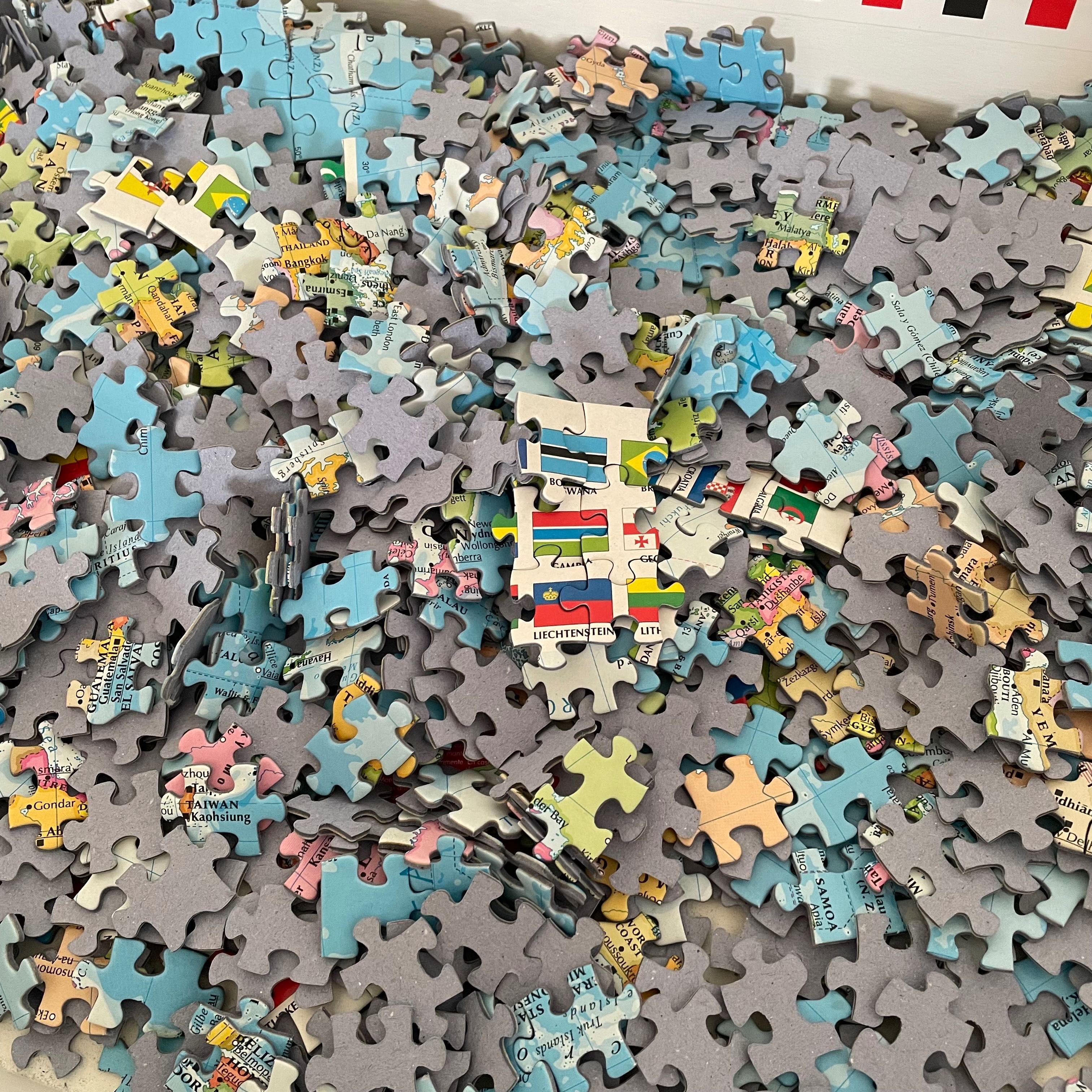 Puzzle Mapa Mundo 1500 peças