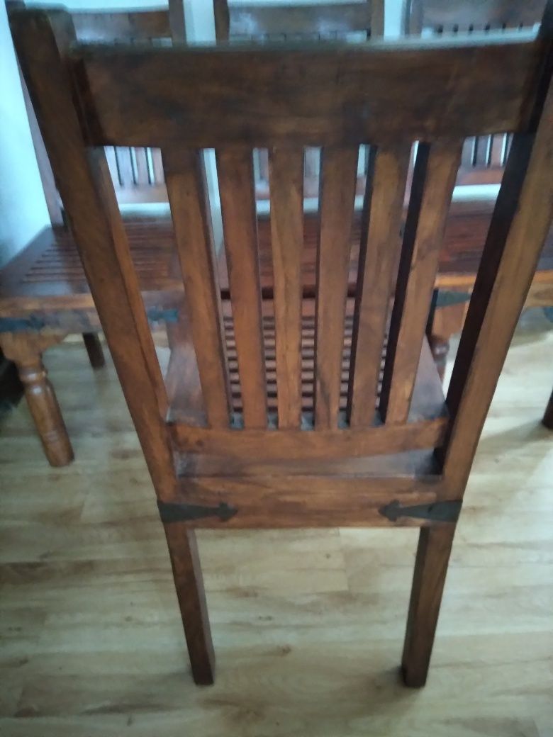 Krzesła rustykalne 4sztuki