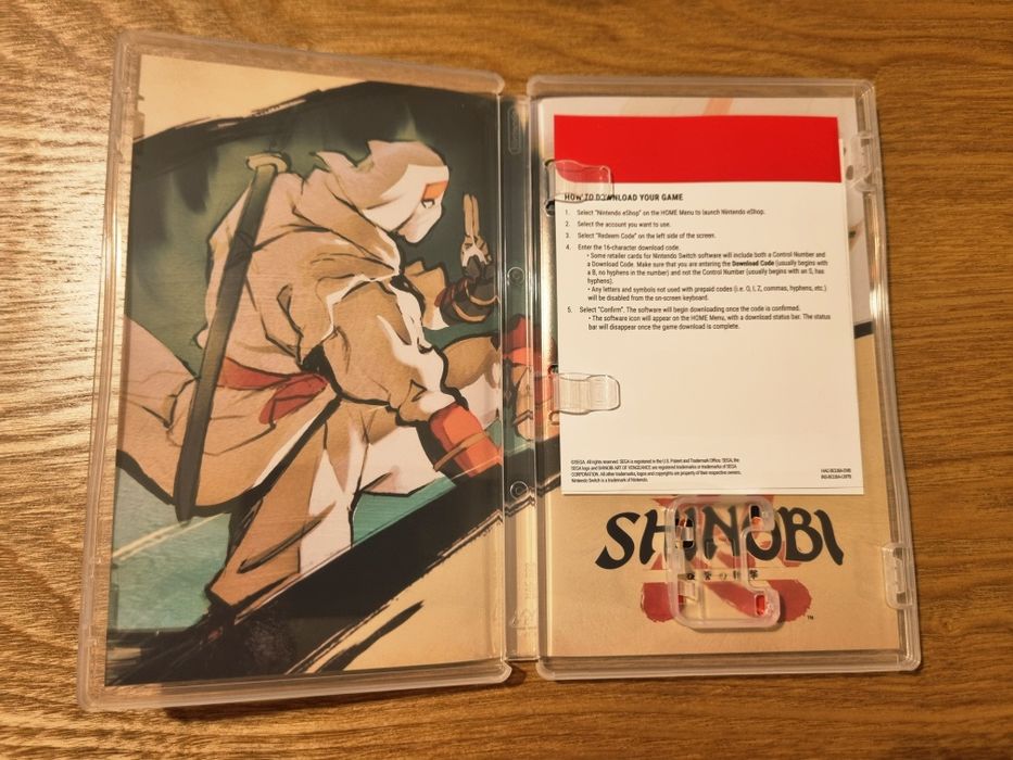 Shinobi Art Vengeance Nintendo Switch jogo