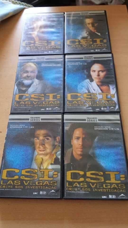 Dvds serie csi las vegas e csi miami