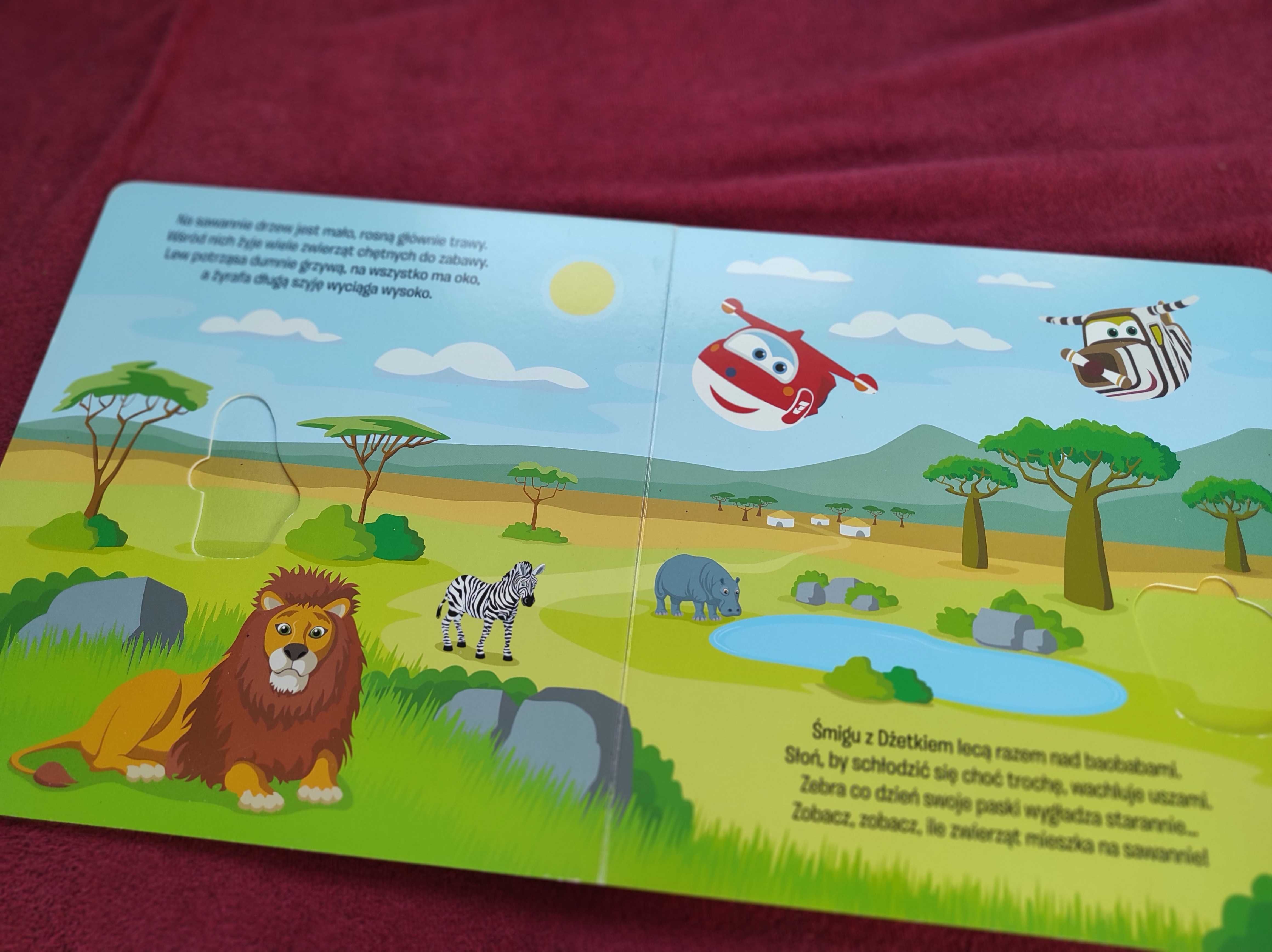 Super Wings Zwierzęta książka z puzzlami