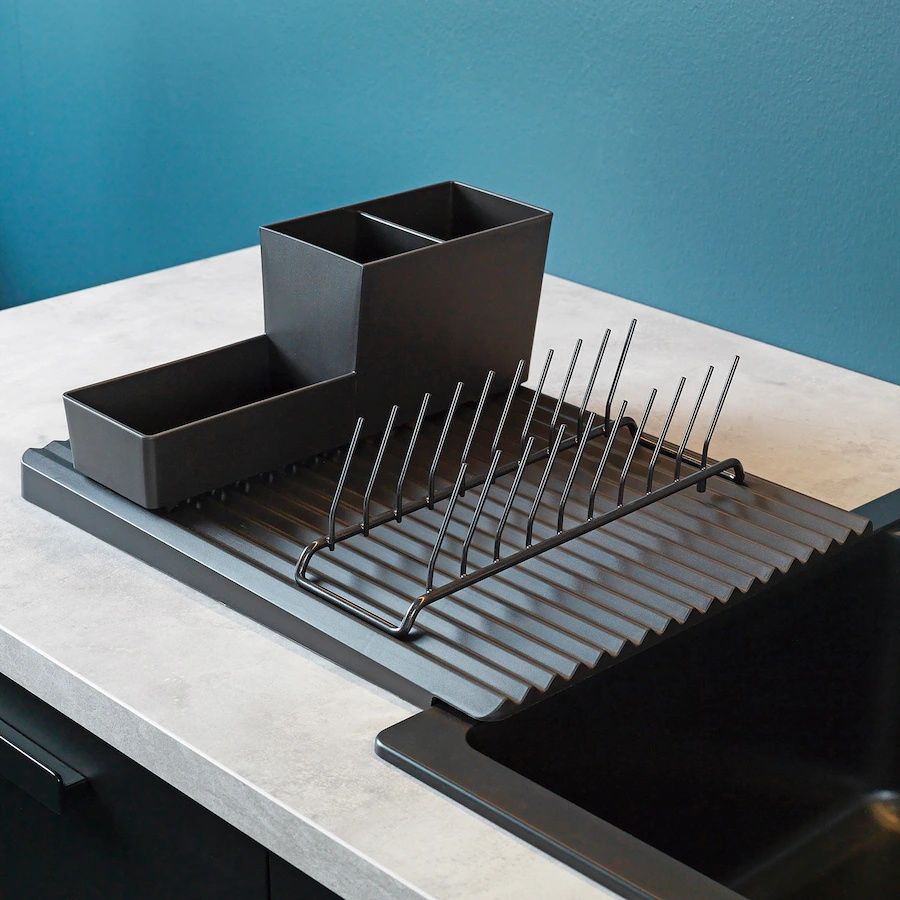 Conjunto de Escorredor RINNIG da IKEA Preto