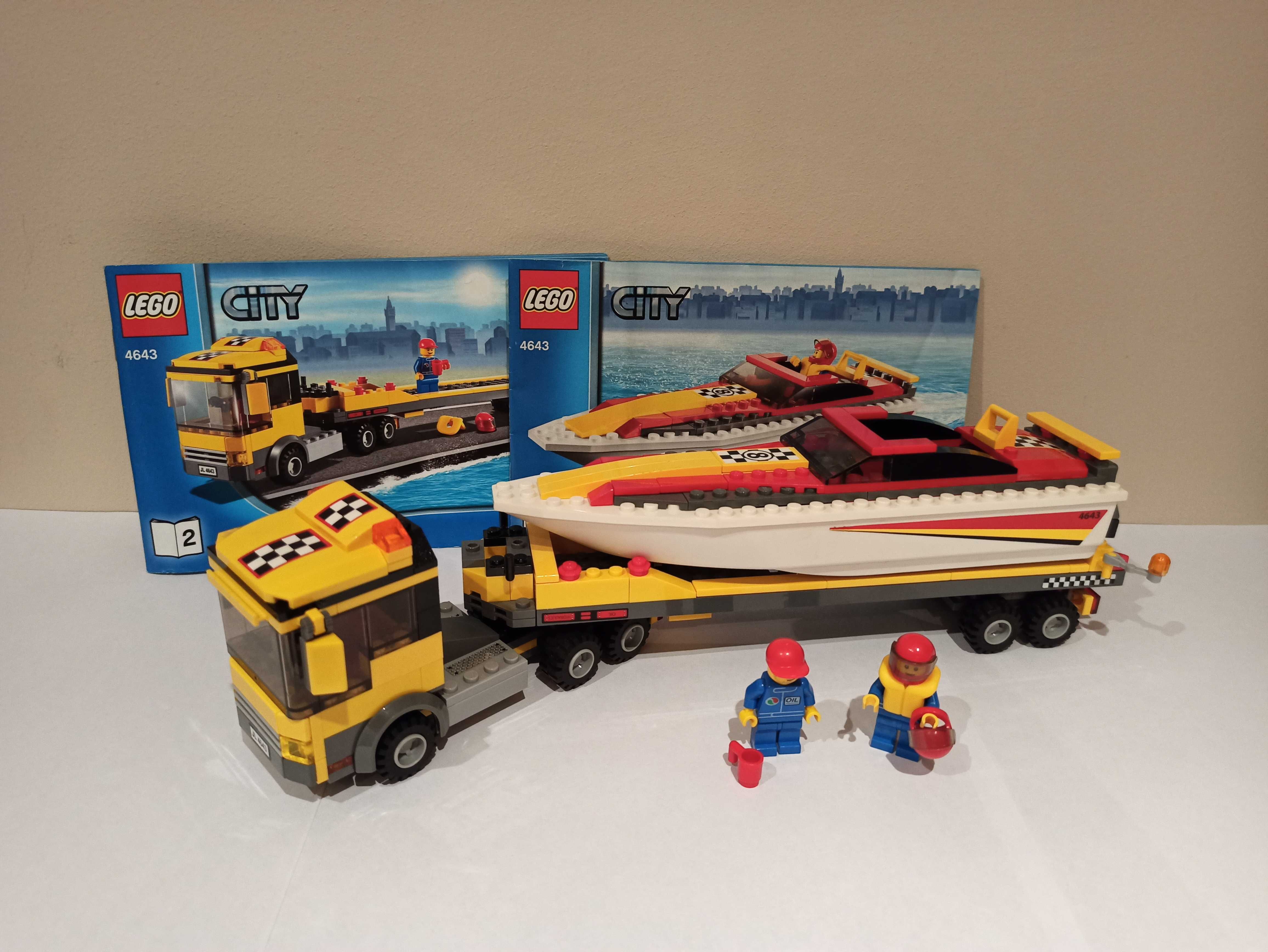 LEGO City 4643 Transporter Motorówek