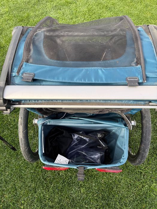 Przyczepka rowerowa Thule Chariot Cross 1 + wkładka do małego dziecka