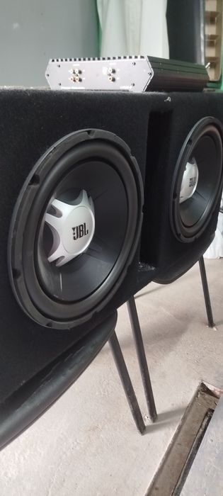 Сабвуфер JBL  (комплект ) усилитель Power Acoustik