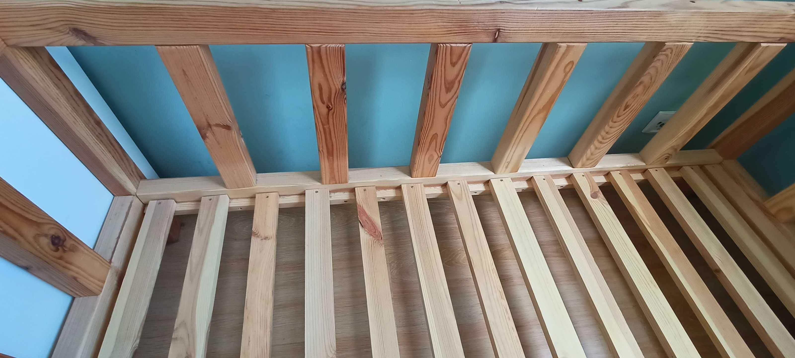 Łóżko dziecięce tipi z materacem hevea bamboo