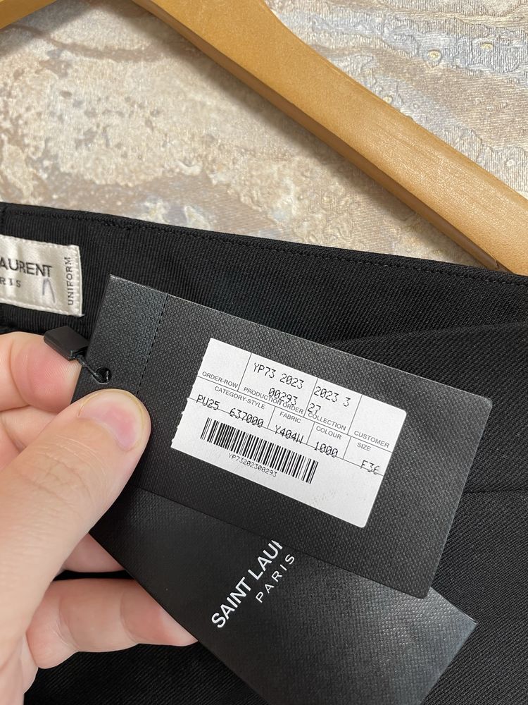 Брюки Saint Laurent Loro Piana Brunello Cucinelli размер S