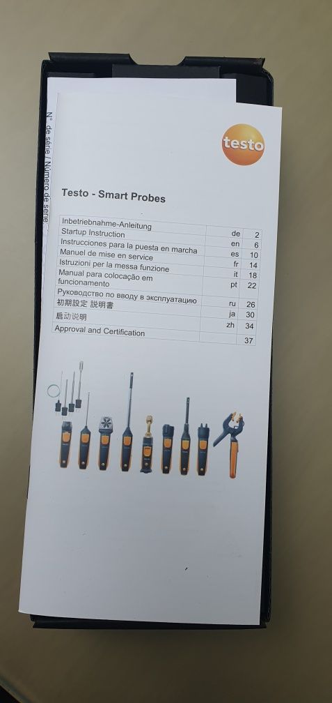 testo 410i - anemometr wiatraczkowy współpracujący ze smartfonem