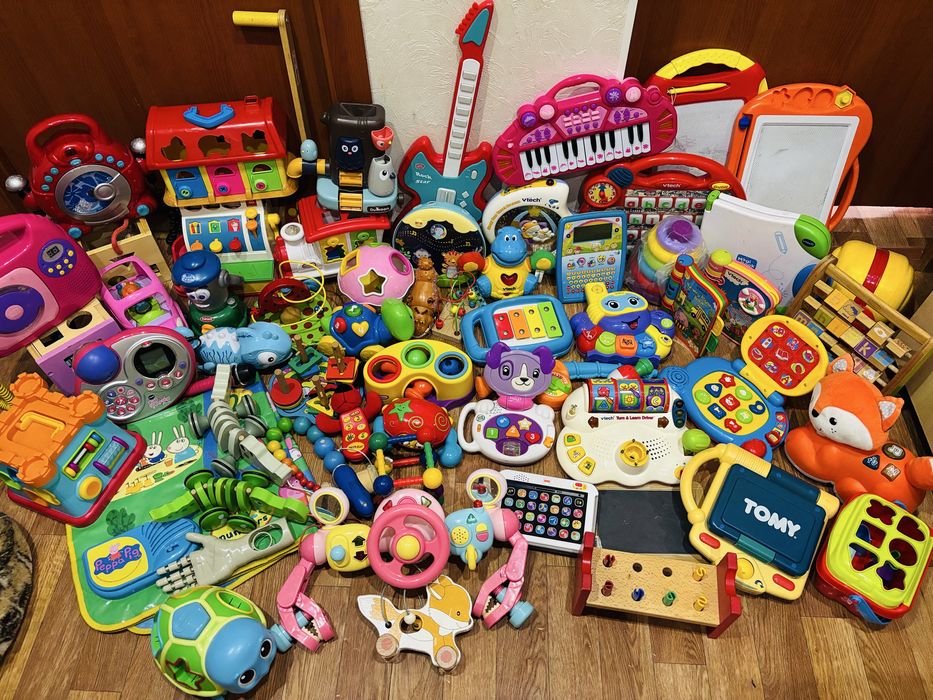 Іграшки з Европи сортер, планшет, музичні іграшки Fisher Price, Vtech