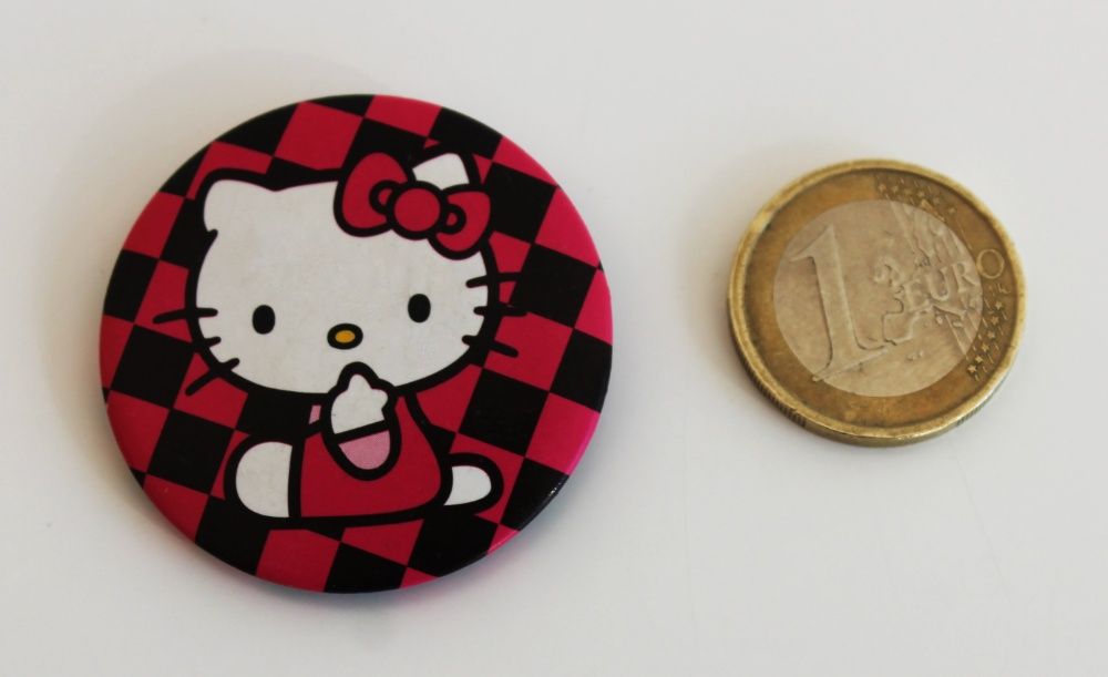 Pin de metal para lapela ou colete da Kitty Cat