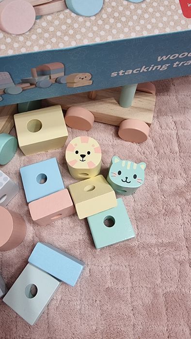 Дерев'яний  Поїзд конструктор