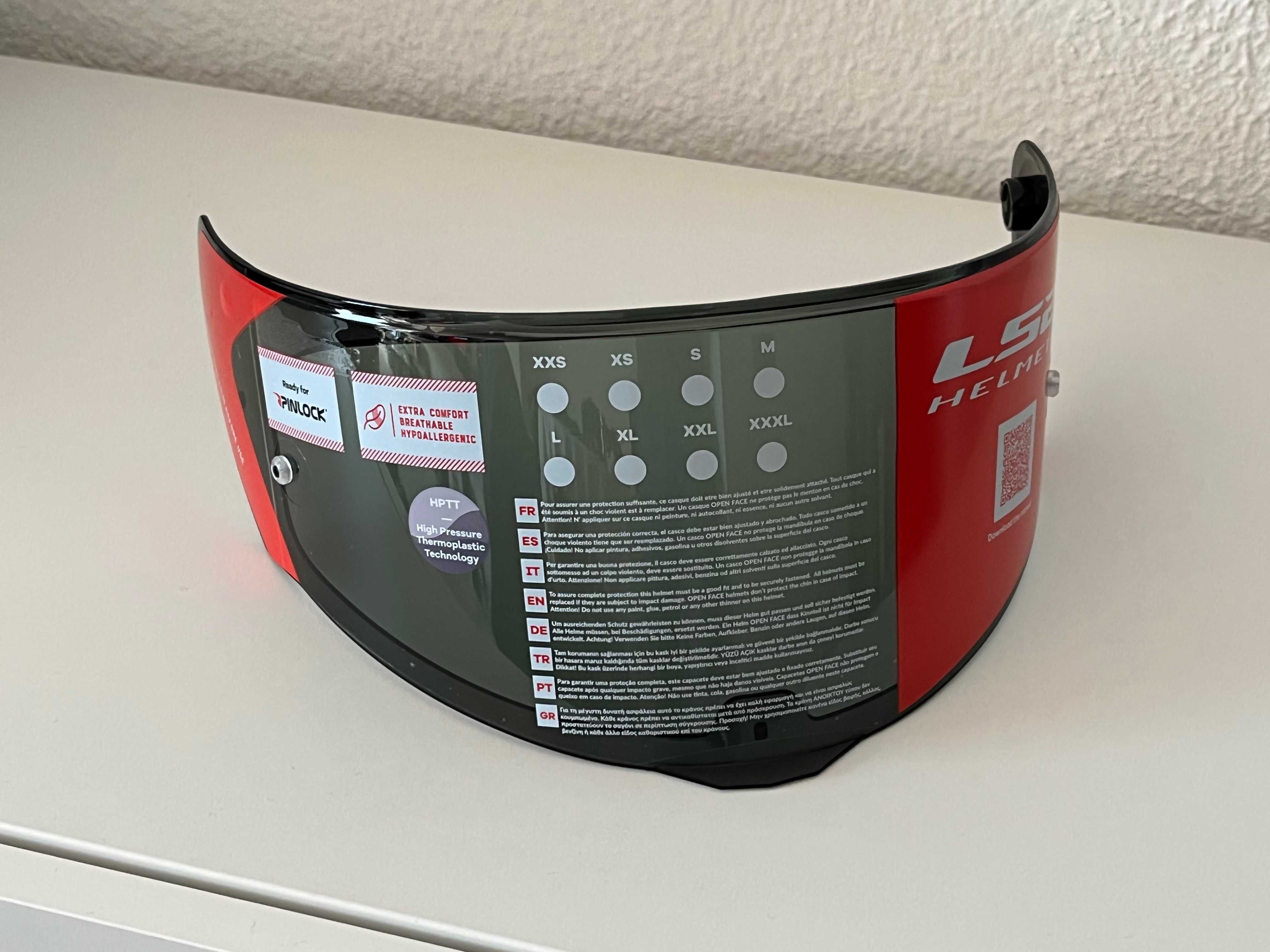 Viseiras NOVAS Originais capacete LS2 ff320/ff353/ff800.Escura/Iridium