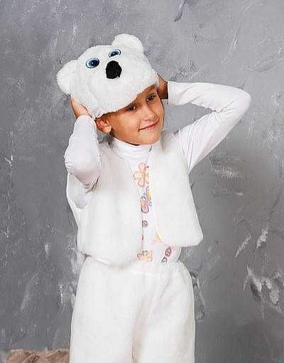 Прокат костюма мишка бурый, мишка белый, умка, ведмедик, волк, вовк