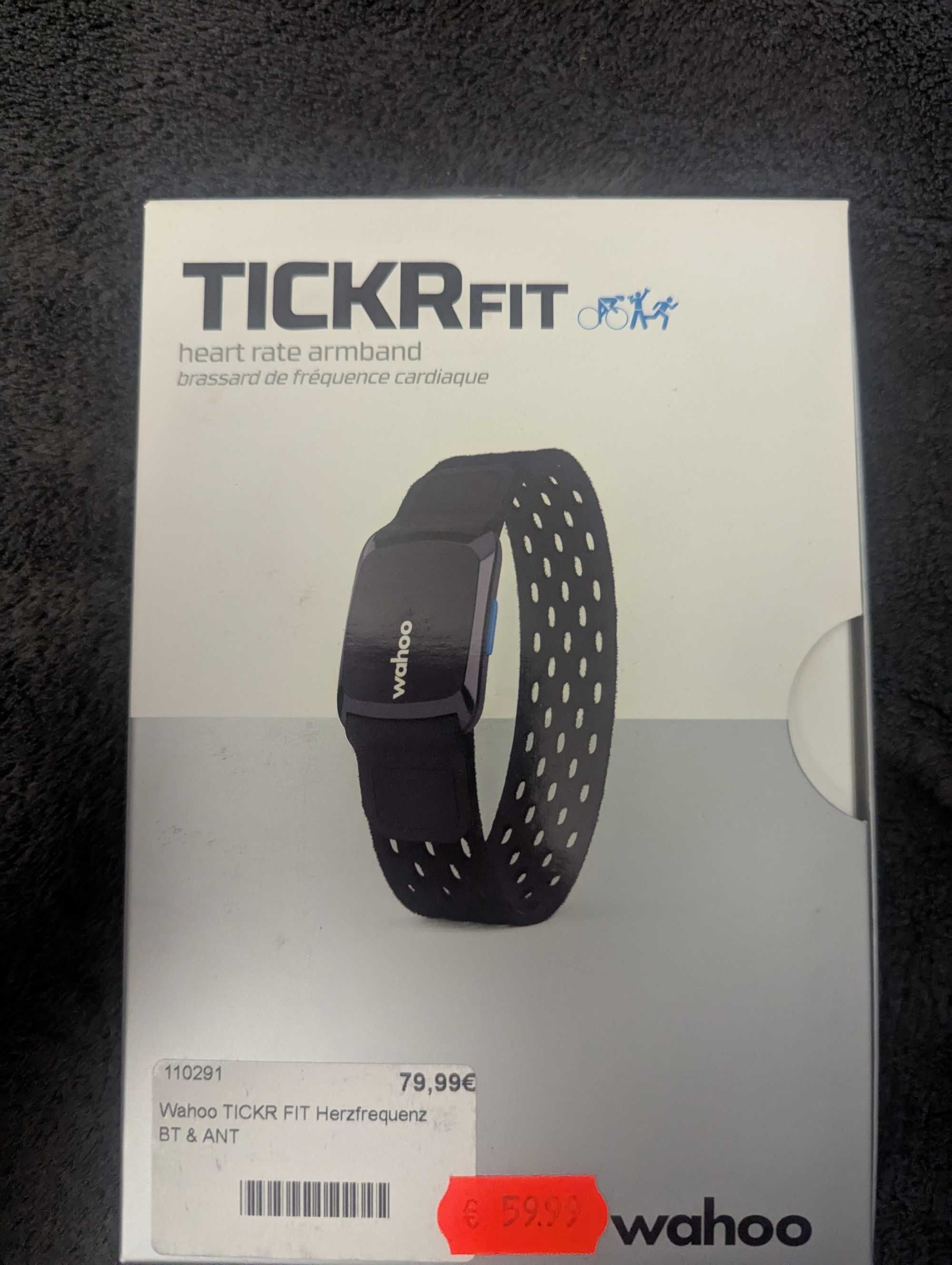 Pasek z czujnikiem do pomiaru tętna WAHOO Tickr Fit