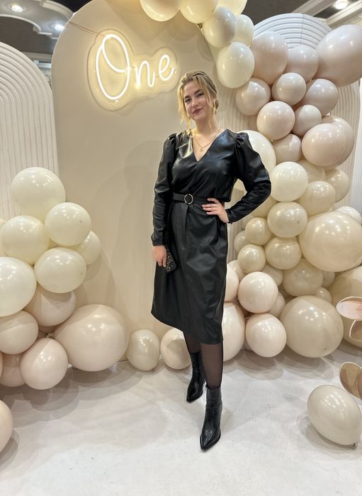 Шкіряна сукня H&M