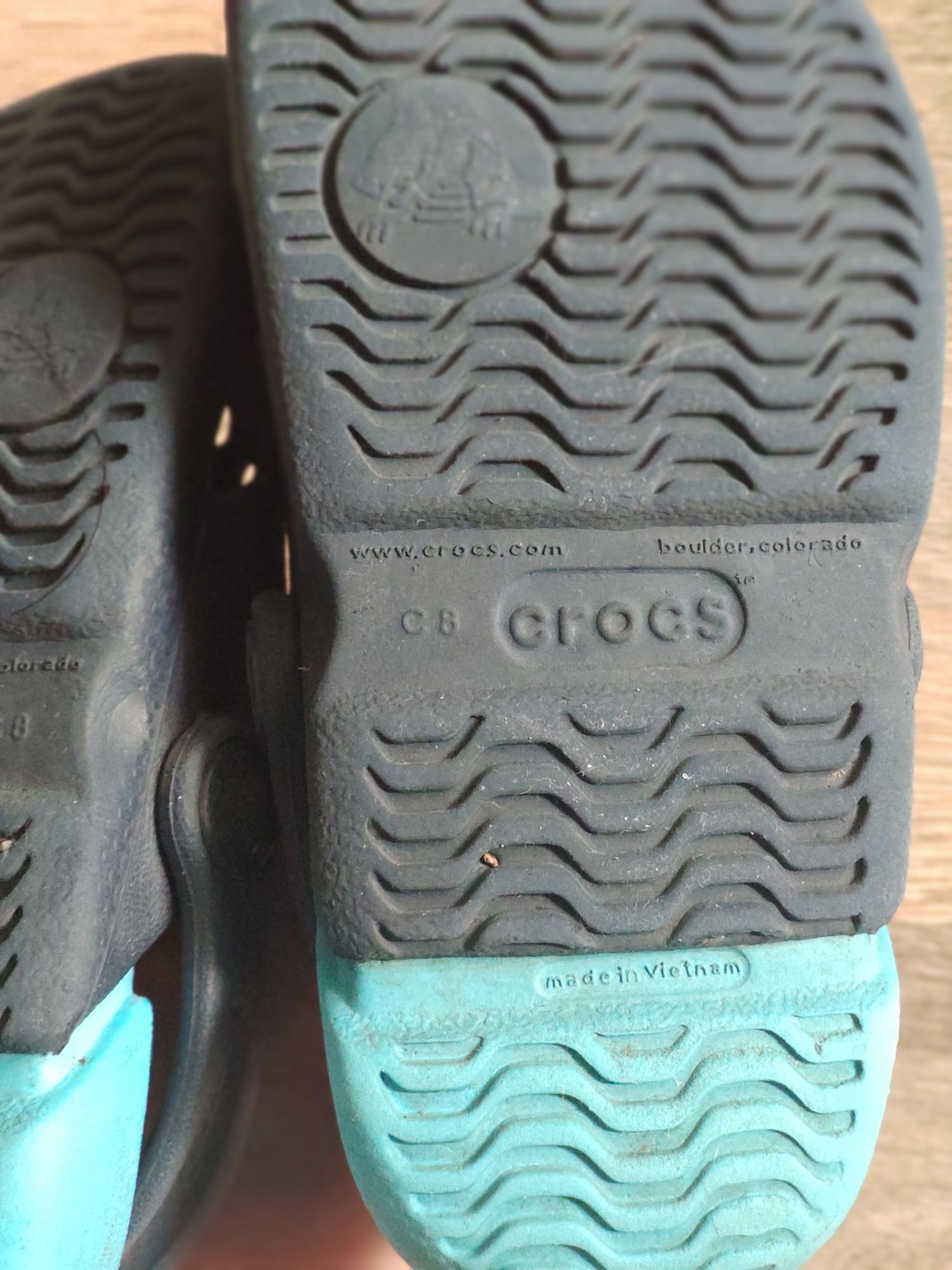 Кроксы Crocs синие С8