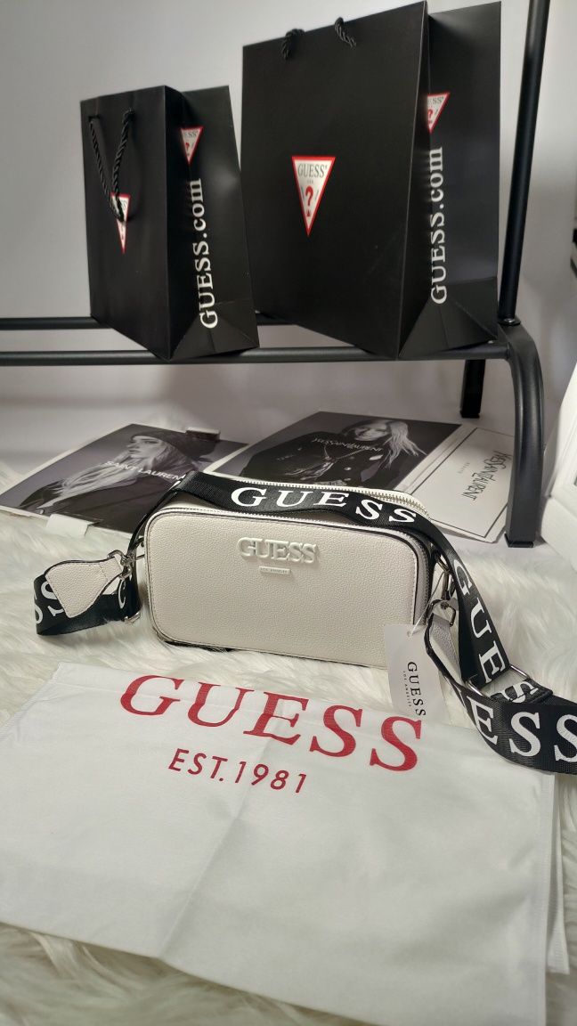 Сумка Guess Crossbody Black. Жіноча сумка Кроссбоді гесс