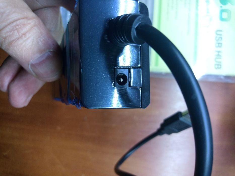 Хаб 7 портів usb 3.0 з підключенням додаткового живлення