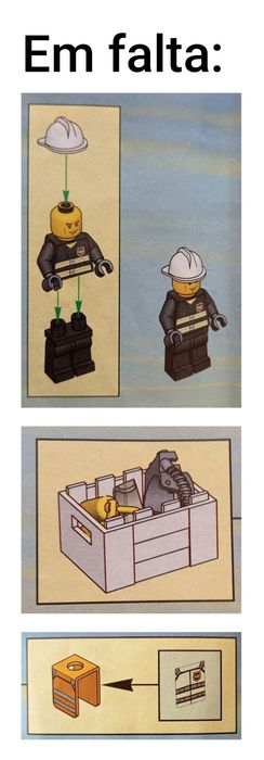 Conjunto Lego City Bombeiros
