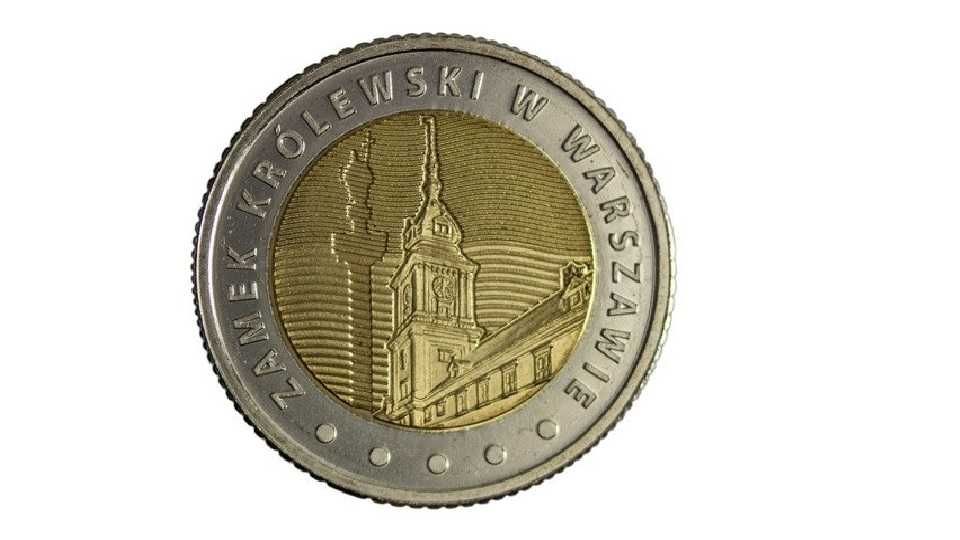 Moneta 5 zł Zamek Królewski w Warszawie