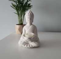 Świecznik ceramiczny Budda figurka Buddha na tealighty dekoracja NOWY