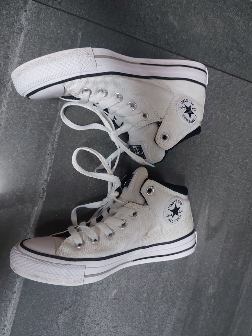 Converse Chuck Taylor High Street Unisex | Biały/Czarny/Biały (155469C